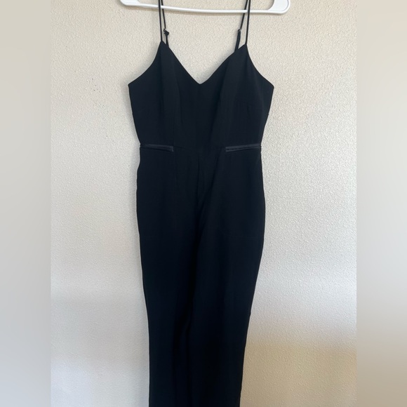 Anthropologie black jumpsuit